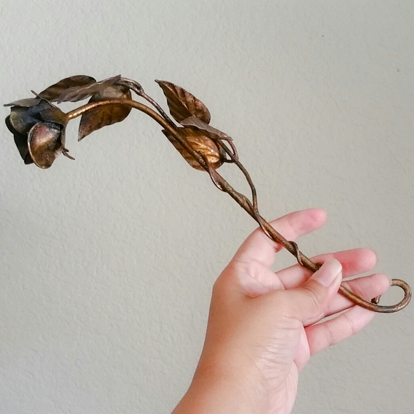 Copper Rose Candle Snuffer